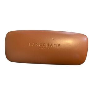 Longchamp Sunglasses Eyeglasses Case Only Clamshell Brown‎ Hardcase